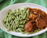 Húsgombócok vargányával recept fázis 3 fotója
