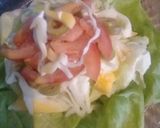 Foto del paso 8 de la receta: Hamburguesa rellena de muzzarella con vegetales y huevo KETO