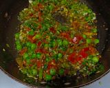 A picture of step 3 of Vegetable fried rice winter special.