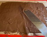 A picture of step 2 of Hippie chocolate bark.