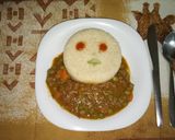 A picture of step 3 of Braised rice and beef stew.