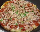 Foto del paso 3 de la receta Tortilla abierta de atún y tomate