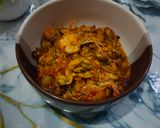 Foto langkah ke 6 dari resep Kerang Hijau Kupas dan Udang Saus Padang.