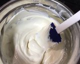 A picture of step 7 of Eggless: No-Bake & No-Gelatin Mango Cheesecake.