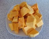 A picture of step 1 of Butternut Squash Soup.