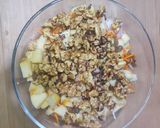 A picture of step 2 of Apple Walnut Coleslaw.