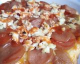 Foto langkah ke 10 dari resep Pizza Homemade simple (Pizza Rendang, Sosis, Coklat Kacang).