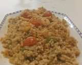 Foto del paso 8 de la receta: Avena con Gambas al ajillo y cherrys