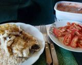 Foto del paso 5 de la receta: Lenguado a la plancha acompañado de arroz y papas fritas