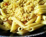 A picture of step 4 of Pasta Maggie.