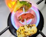 Paneer Tikka with Italian mix spice and Pesto yogurt dip recipe step 2 photo