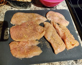 A picture of step 2 of Loaded Chicken.
