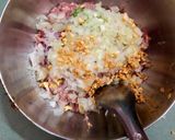 Hình bước làm 1 của món Xíu mại (bánh mì)