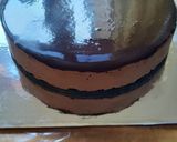 Foto langkah ke 9 dari resep Chocolate Cheese cake no oven ekonomis.
