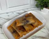 Foto langkah ke 6 dari resep Lumpia Ubi Ungu Keju Lumer.