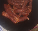 Foto del paso 2 de la receta: Chayote frito con longaniza seca frita