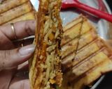 A picture of step 7 of Maggi Veg Grilled Sandwich 🥪.