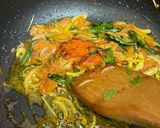 A picture of step 2 of Sooji kichadi.