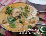 A picture of step 4 of Dahi Baghare Baingan.