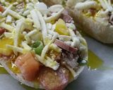 Φωτογραφία βήματος 6 της συνταγής Γαλλική Baguette Pizza
