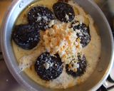 Foto del paso 3 de la receta Morcilla al horno con bacon (panceta) y huevo
