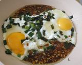 Foto langkah ke 4 dari resep Telor ceplok saus inggris kekinian.