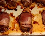 Baconös mustáros csirkemáj recept fázis 5 fotója