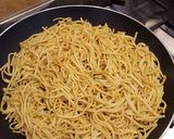 A picture of step 7 of Mongolian beef.