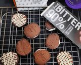 A picture of step 7 of Chocolate orange Sable cookies.