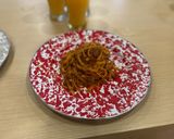 A picture of step 5 of Spaghetti bolognese.