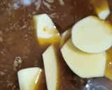 A picture of step 3 of Keri wala Aloo gosht.