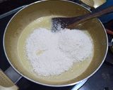 A picture of step 1 of Paan gulkand burfi.