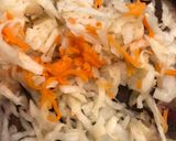 A picture of step 4 of Russian Beetroot Salad.