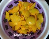 A picture of step 4 of Amla Dried Chunks.