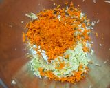 A picture of step 1 of Lauki paratha.