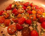 A picture of step 1 of Fresh tomato basil pasta.