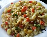 A picture of step 8 of Suji pulao.