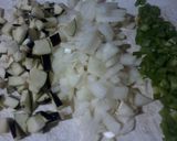 Foto del paso 2 de la receta: Canastitas de Calabaza, Choclo, Berenjena y Queso! Vegetarianas!