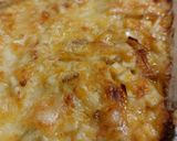 Une image de l'étape 7 de Gratin de Crozets poireaux chorizo comté.