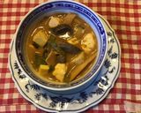 A picture of step 4 of California Farm Hot and Sour Silken Egg Tofu Soup.