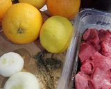Foto del paso 2 de la receta: Ternera guisada en cáscaras de naranja