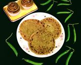 A picture of step 6 of Matar Paratha.