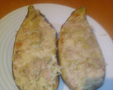 Foto del paso 3 de la receta: Berenjenas rellenas de atún en microondas