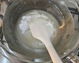 A picture of step 1 of Swiss Buttercream.