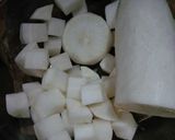 Foto langkah ke 1 dari resep Kimchi Lobak ala ala.