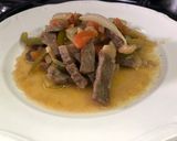 Foto del paso 6 de la receta: Fajitas de res a los tres chiles a la Sonorense