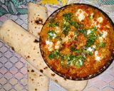 A picture of step 5 of Veg keema.