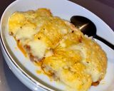 A picture of step 6 of Shepherd's Pie with Cauliflower Mash.