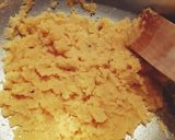 A picture of step 2 of Sujji Halwa.