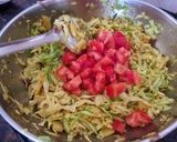 A picture of step 4 of Cabbage potato shak.